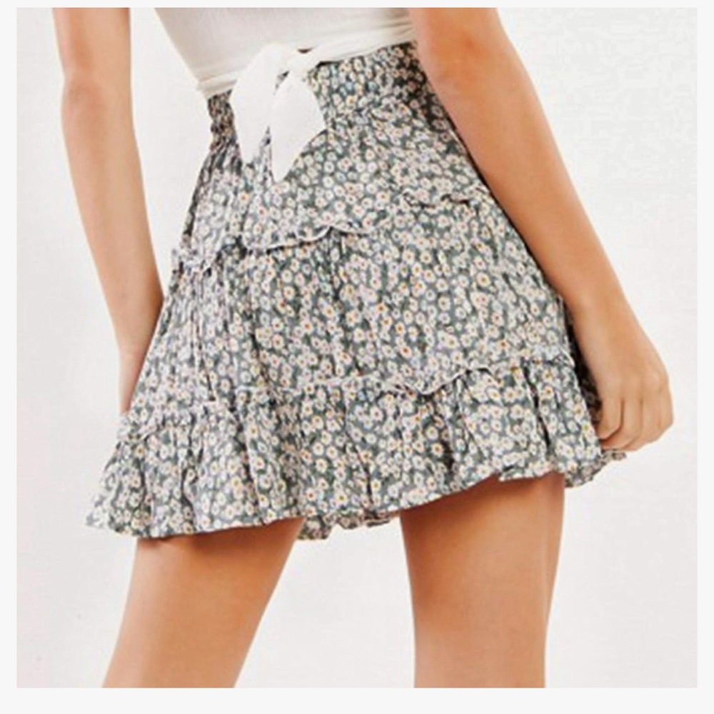 Drawstring Ruffle Skirt - Picture 3 of 4